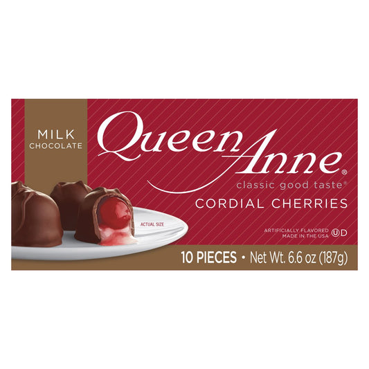미국직구 Queen Anne 초콜릿 187g 2팩 / Queen Anne Milk Chocolate Cordial Cherries, 187g Box, 10 Pieces, 2 Pac 1
