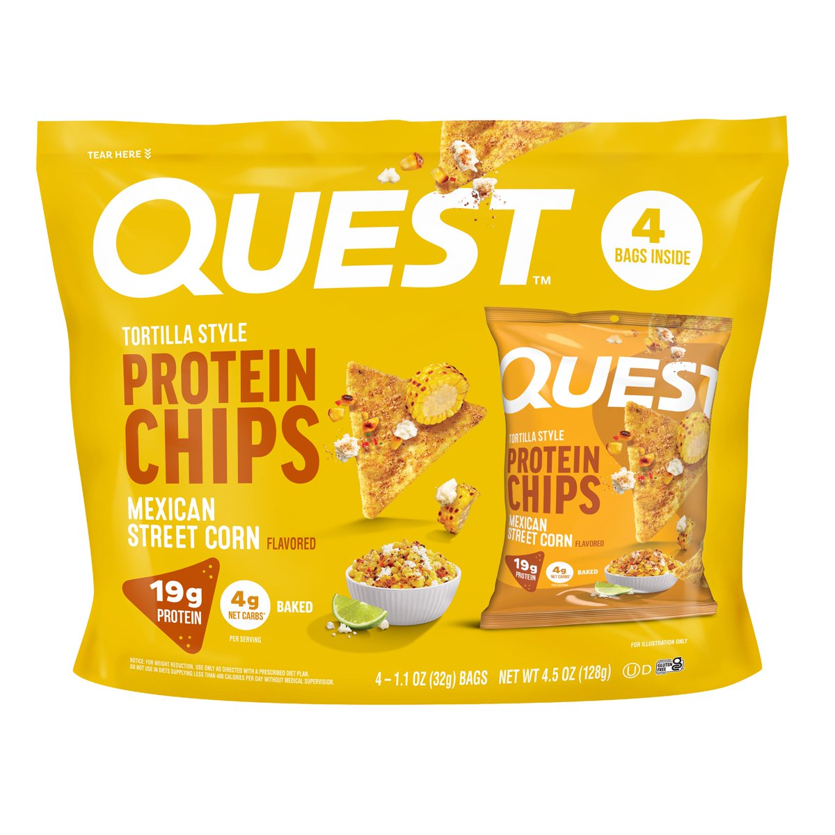 미국직구 Quest Mexican Street / Quest Mexican Street Corn Flavored Tortilla Style Protein Chips, High 1