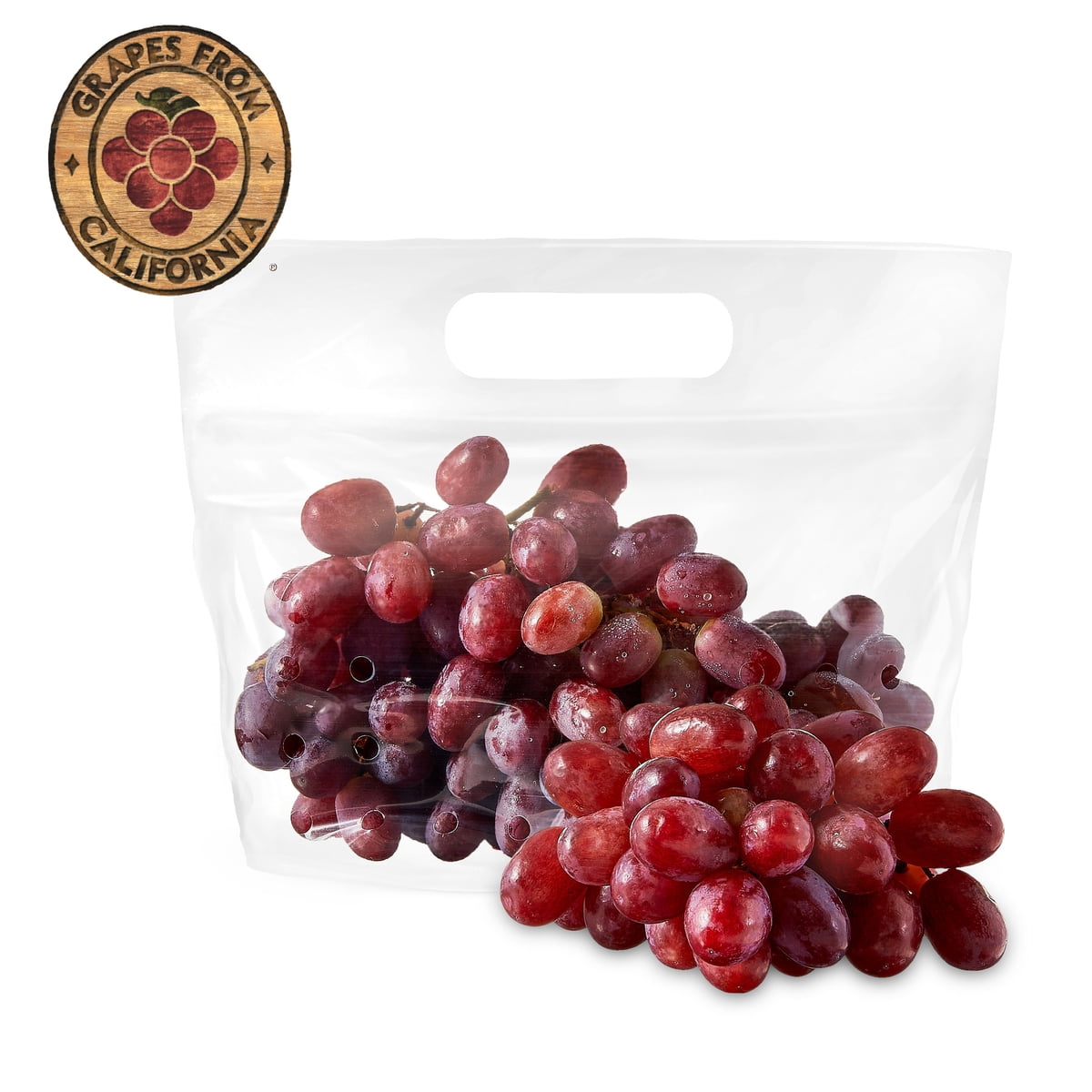 미국직구 Red Seedless Grapes 2팩 / Red Seedless Grapes, From California, Bag (2.25 lbs/Bag Est.), 2 Pack 1