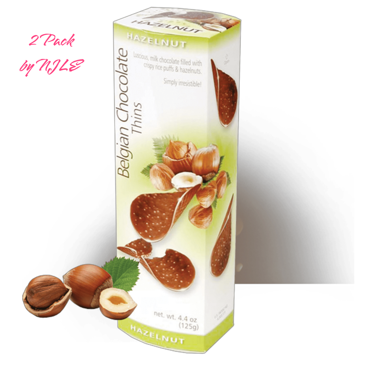 미국직구 Royal Belgian 초콜릿 125g 2팩 / Royal Belgian Chocolate Thins Hazelnut 125g NEW -2 Pack 1