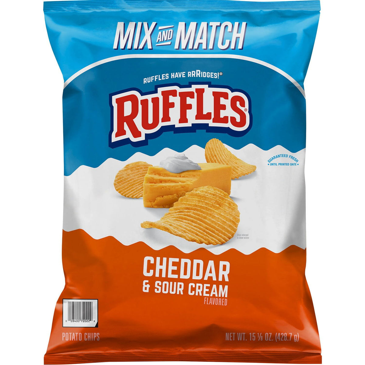 미국직구 Ruffles Cheddar & 447ml / Ruffles Cheddar & Sour Cream Potato Chips, 447ml 1