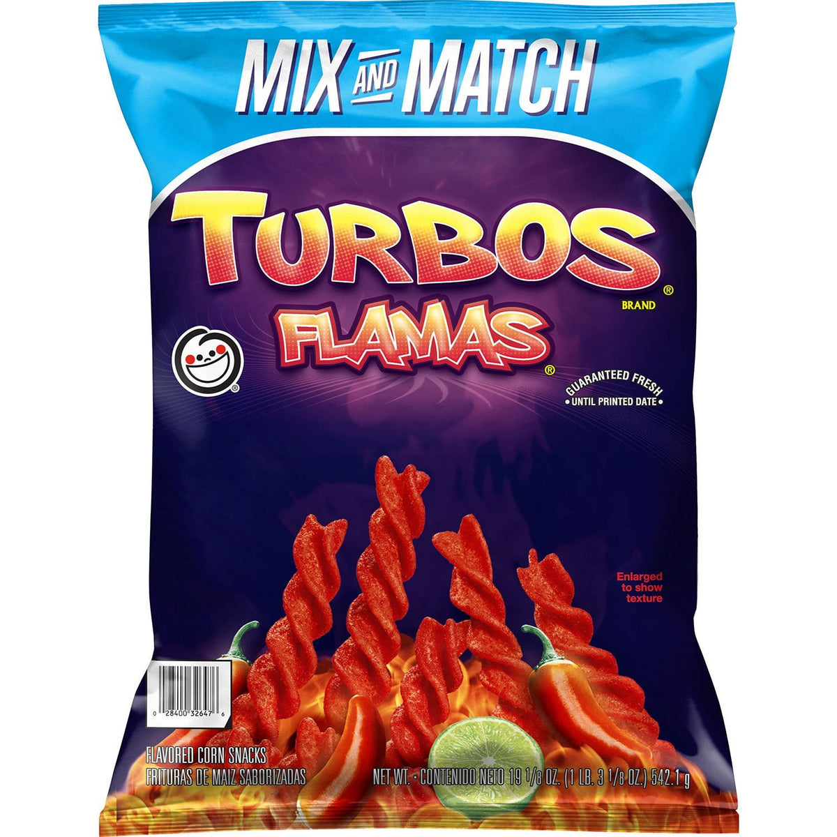 미국직구 Sabritas Turbos Flama 542g / Sabritas Turbos Flama Corn Snacks, 542g 1