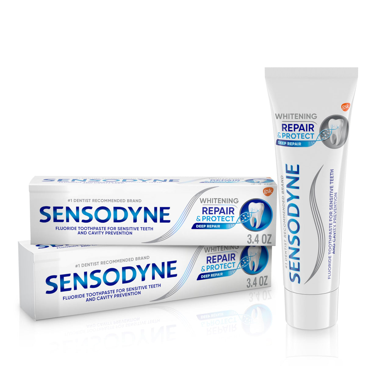 미국직구 센소다인 리페어앤프로텍트 미백치약 3.4oz(96g) 무료배송 / Sensodyne Repair and Protect Whitening Toothpaste