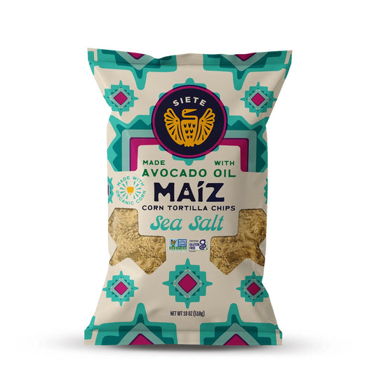 미국직구 Siete Maiz Sea 510g / Siete Maiz Sea Salt Corn Tortilla Chips, 510g 1
