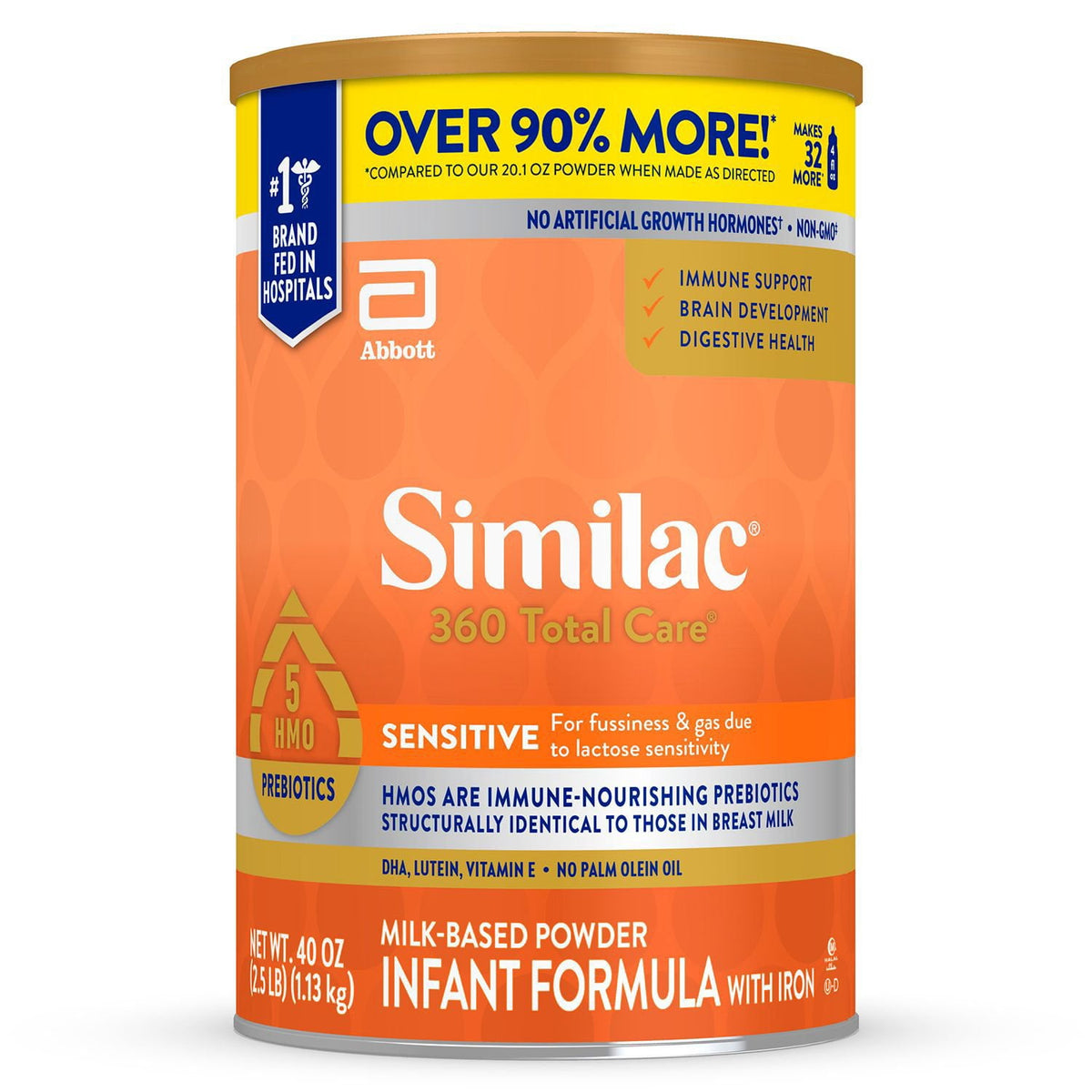 미국직구 Similac 360 Total 1.1kg / Similac 360 Total Care Infant Sensitive Powder Formula, 1.1kg 1
