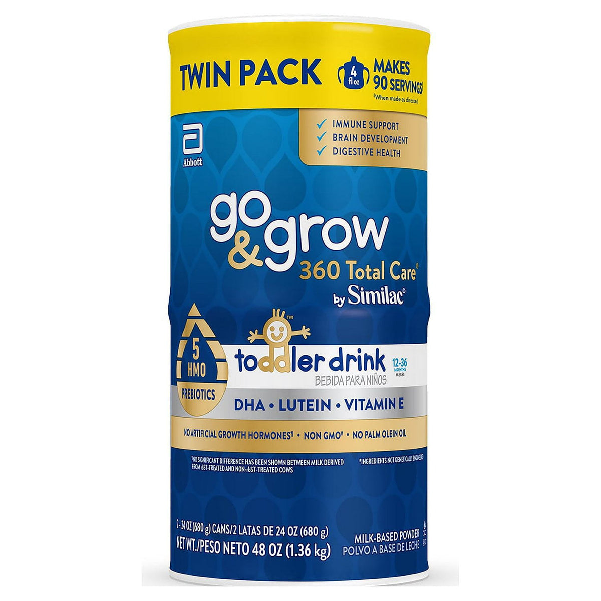 미국직구 Similac Go & 680g / Similac Go & Grow 360 Total Care Powder, 680g, 2 pk. 1