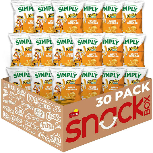 미국직구 Simply Cheetos 25g / Simply Cheetos White Cheddar Puffs, 25g, 30 pk. 1