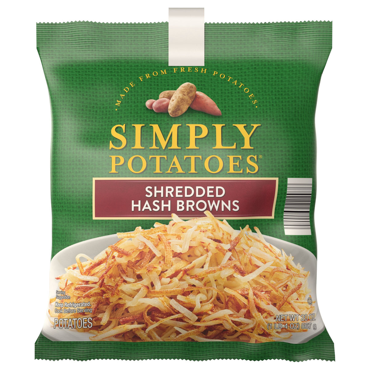 미국직구 Simply Potatoes Shredded 567g 2팩 / Simply Potatoes Shredded Hash Browns, 567g, 2 ct. 1