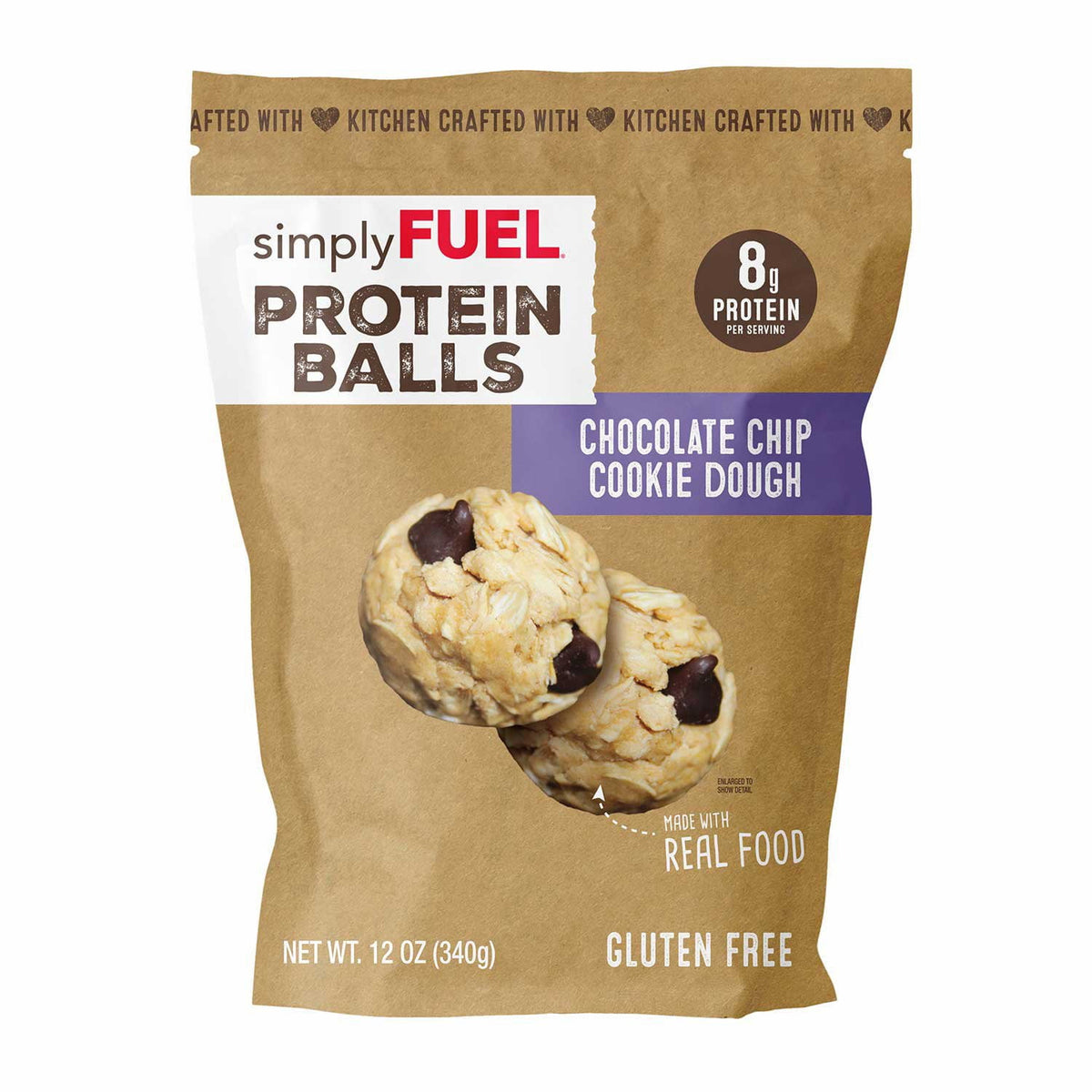 미국직구 simplyFUEL 초콜릿 340g / simplyFUEL Chocolate Chip Cookie Dough Protein Balls, 340g 1