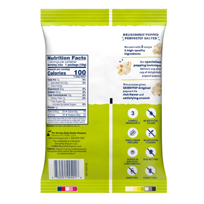 미국직구 스키니팝 팝콘 18g 28개입 / SkinnyPop Popcorn 0.65 oz (18g), 28 Count