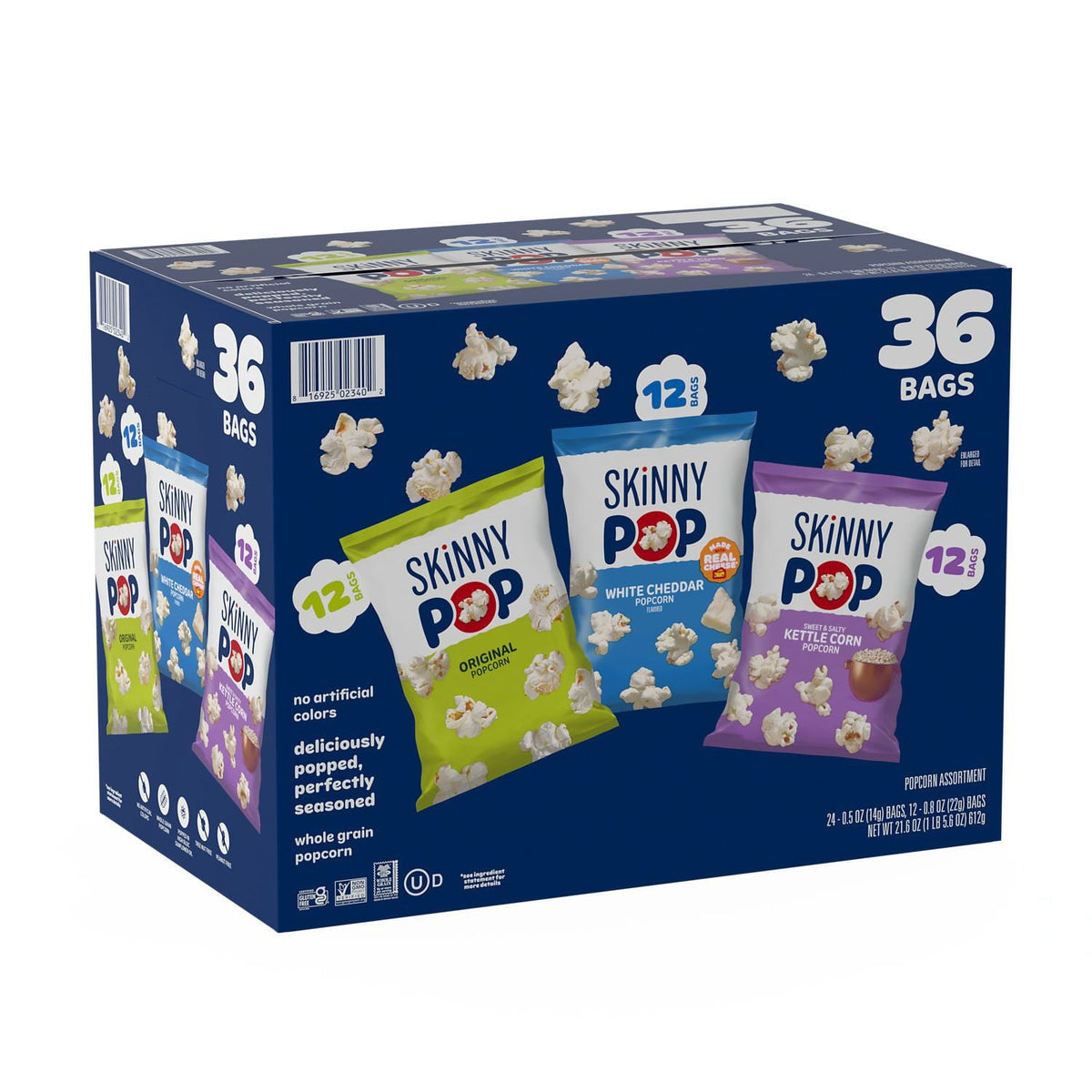 미국직구 SkinnyPop Popcorn 14g / SkinnyPop Popcorn Variety Snack Pack, 14g, 36 pk. 1