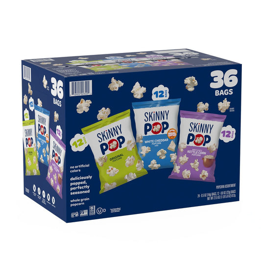미국직구 SkinnyPop Popcorn 14g / SkinnyPop Popcorn Variety Snack Pack, 14g, 36 pk. 1