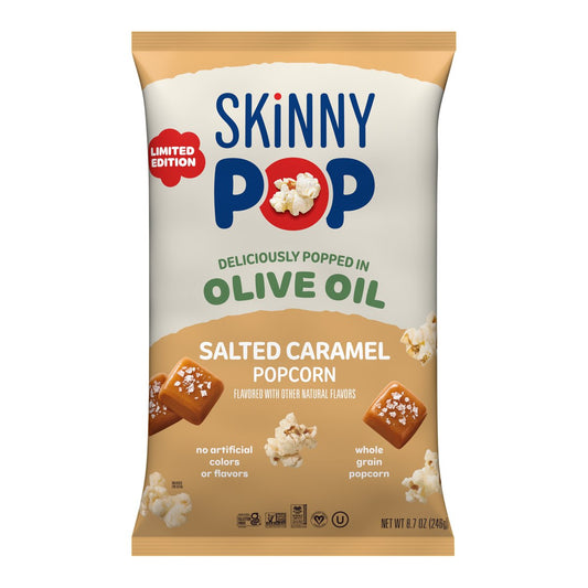 미국직구 SKINNYPOP Salted Caramel 257ml / SKINNYPOP Salted Caramel Popcorn, Made with Olive Oil, Gluten  1