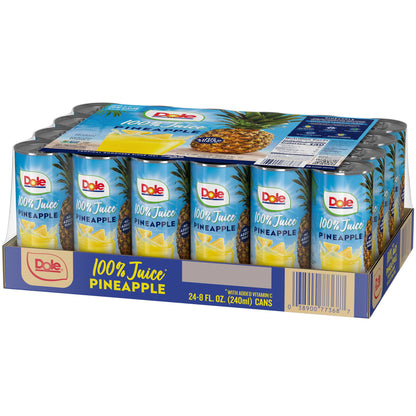 미국직구 Dole 100% Pineapple Juice, 8 fl oz, 24 ct