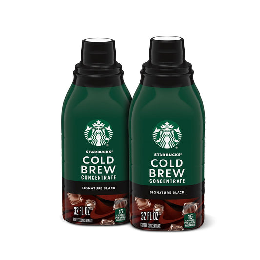 미국직구 Starbucks Cold Brew 커피 907g 2팩 / Starbucks Cold Brew Coffee Concentrates, Signature Black, 907g 1