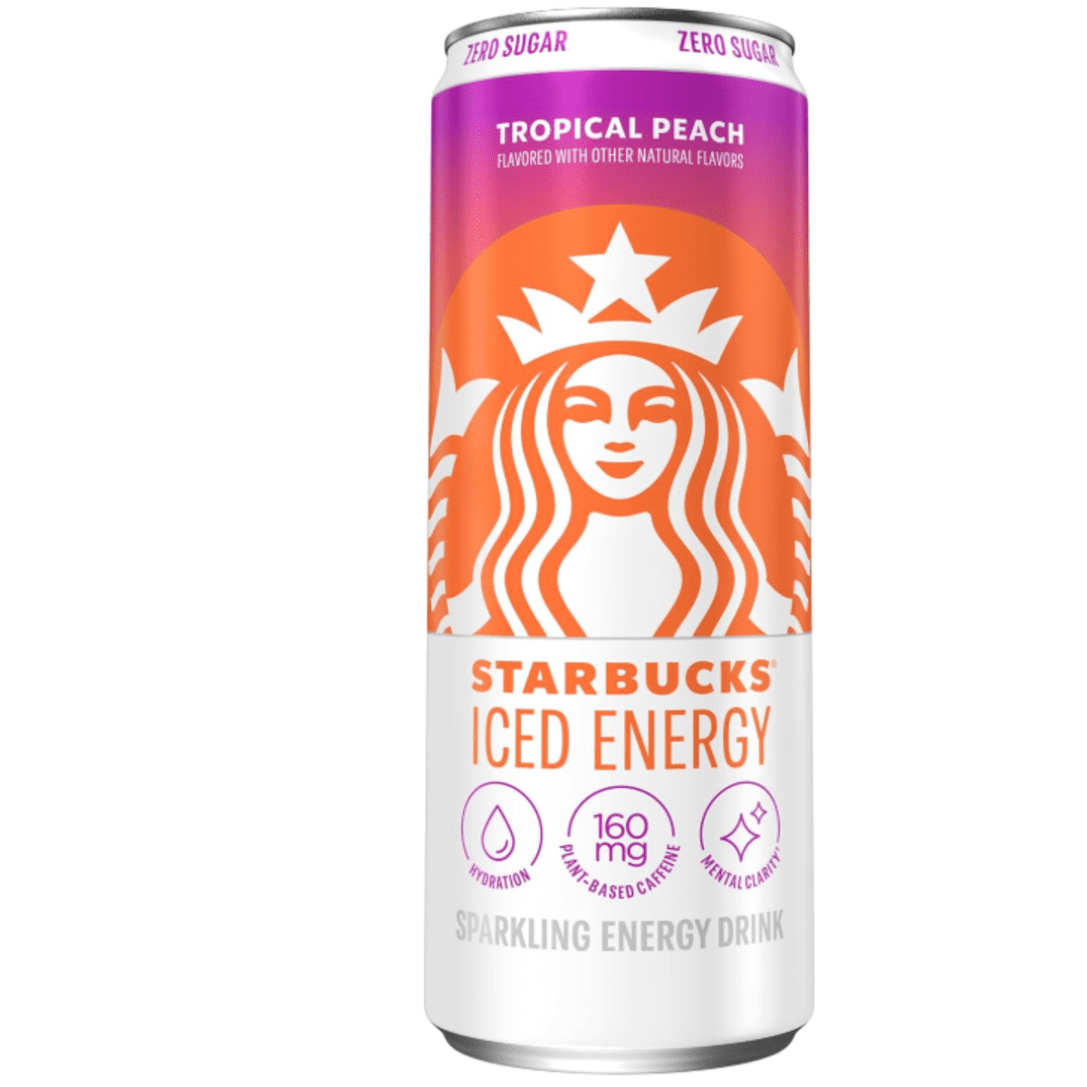 미국직구 Starbucks Iced Energy 355ml 2팩 / Starbucks Iced Energy Tropical Peach 355ml Can, 2 Pack Bundle 1