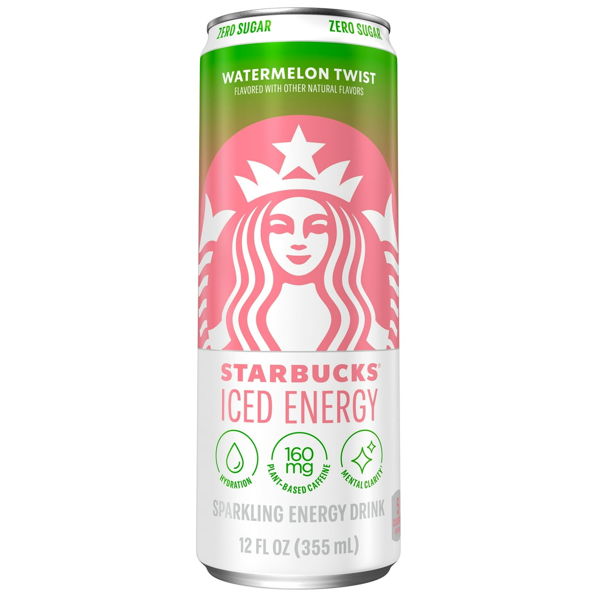 미국직구 Starbucks Iced Energy 355ml 2팩 / Starbucks Iced Energy Watermelon Twist 355ml Can, 2 Pack Bundl 1