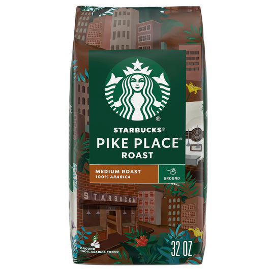 미국직구 Starbucks Medium Roast 커피 907g / Starbucks Medium Roast Ground Coffee, Pike Place, 907g 1