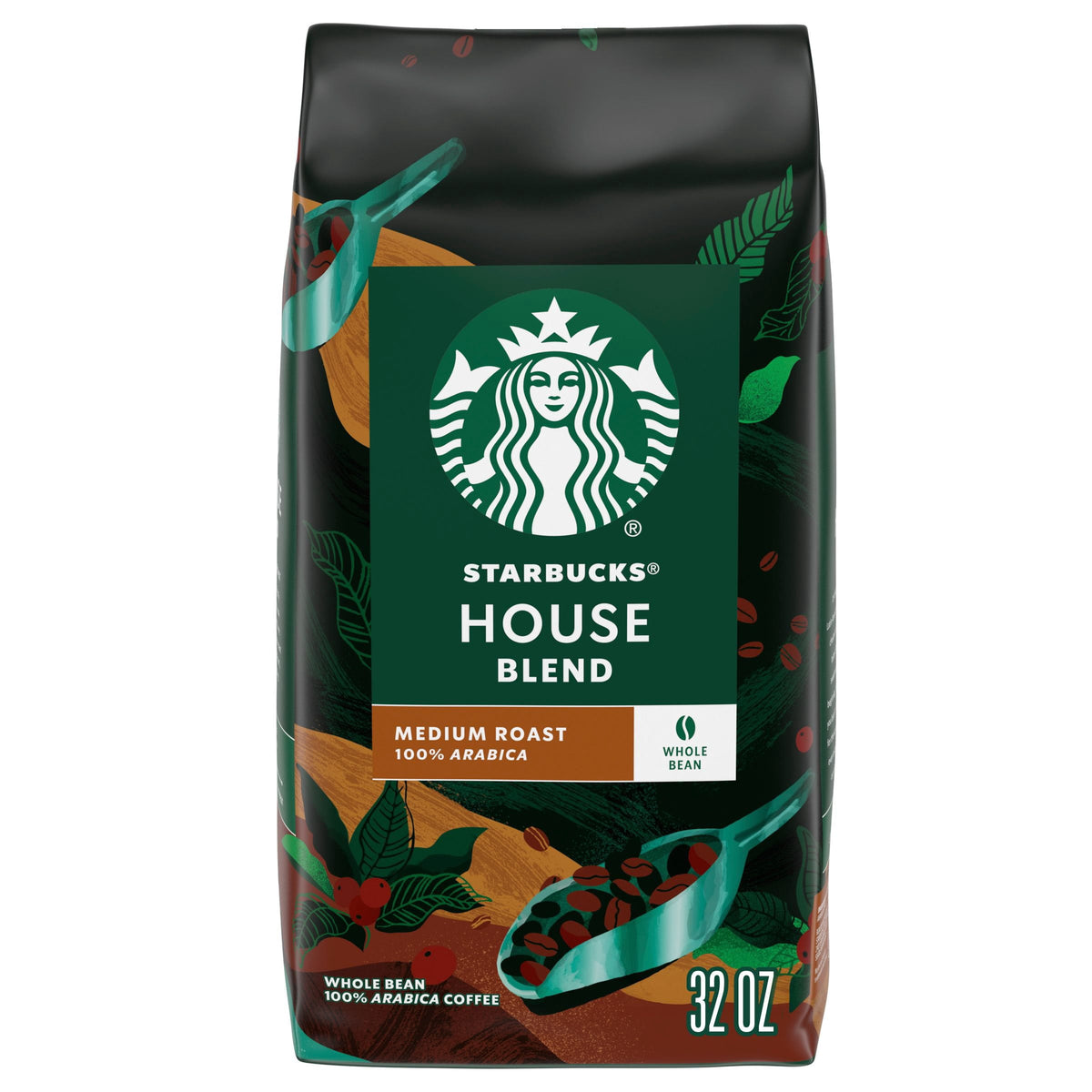 미국직구 Starbucks Medium Roast 907g / Starbucks Medium Roast Whole Bean, House Blend, 907g 1