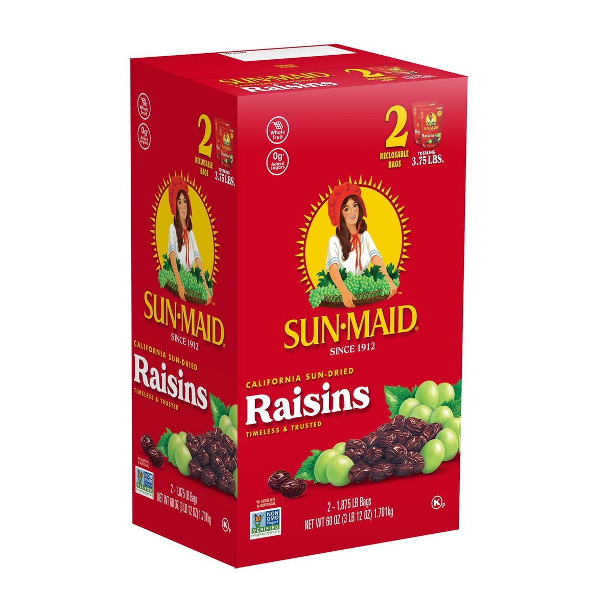 미국직구 Sun-Maid California Sun-Dried 850g / Sun-Maid California Sun-Dried Raisins, 850g, 2 pk. 1