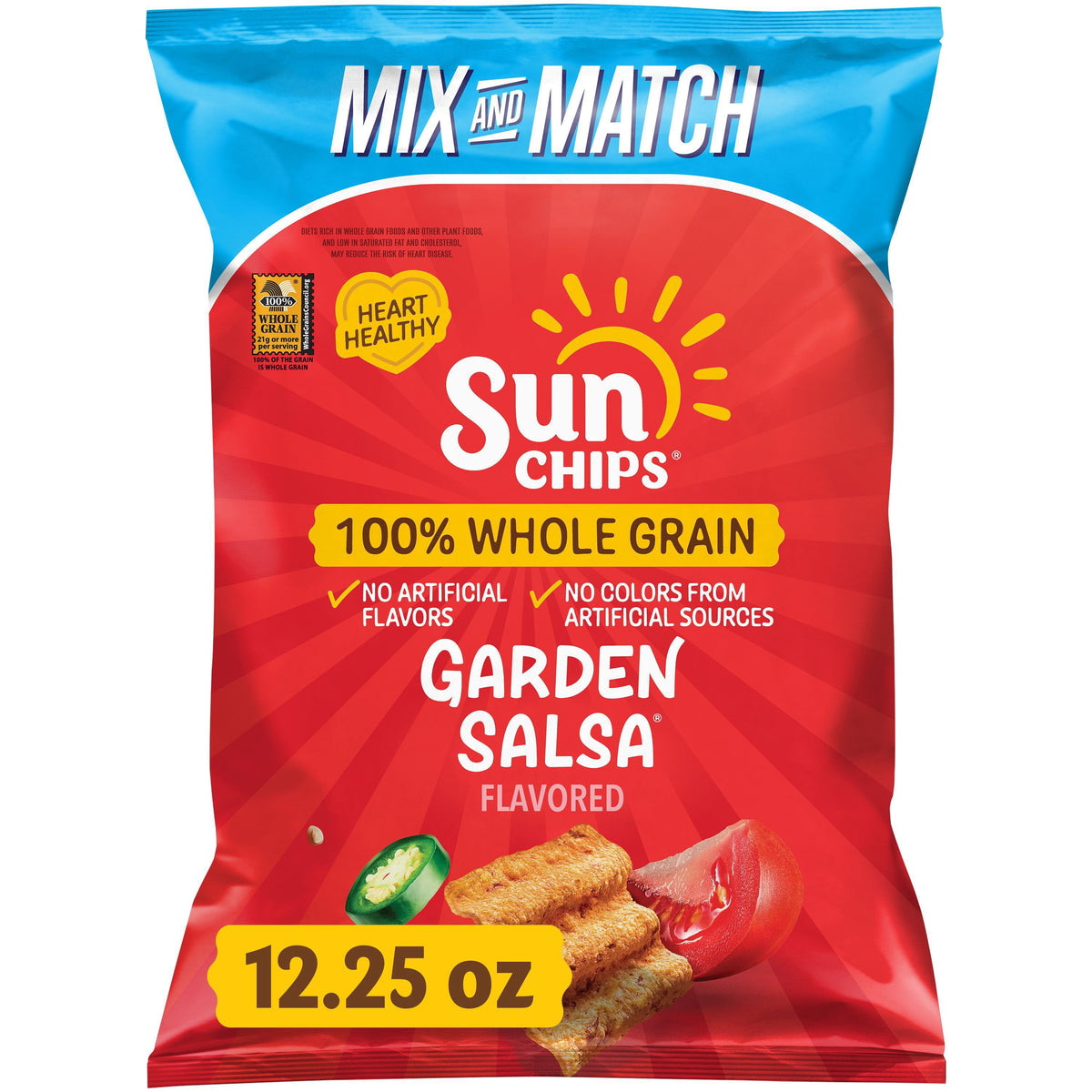 미국직구 SunChips Garden Salsa 347g / SunChips Garden Salsa Whole Grain Snacks, 347g 1