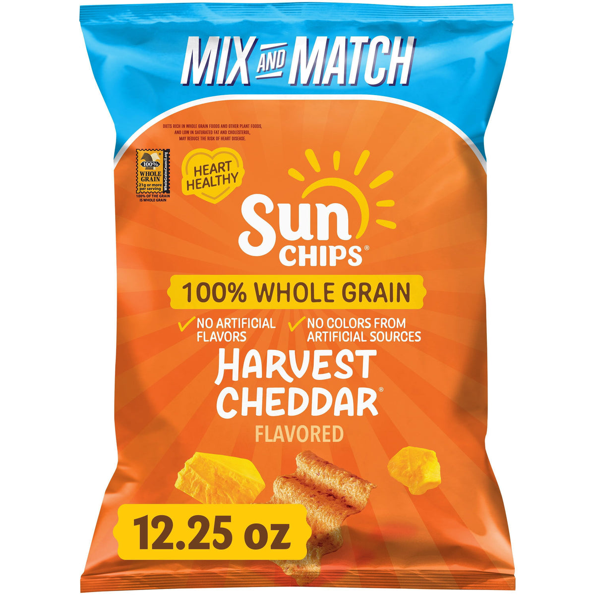 미국직구 SunChips Whole Grain 347g / SunChips Whole Grain Harvest Cheddar Chips, 347g 1
