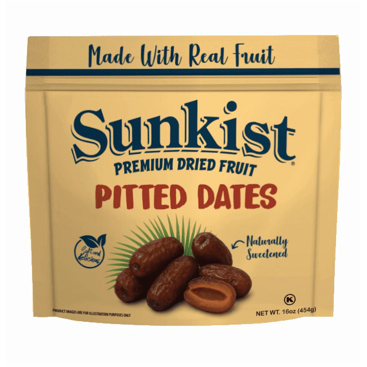 미국직구 Sunkist Pitted Dates 454g / Sunkist Pitted Dates, Naturally Sweet Soft Dried Fruit, 454g 1