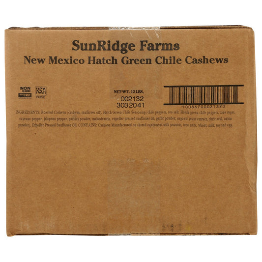 미국직구 Sunridge Farm EB 견과 / Sunridge Farm EB Cashews Hatch Green Chile Roast 12 Lb 1
