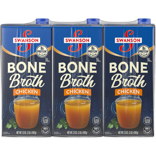 미국직구 Swanson Chicken Bone 907g / Swanson Chicken Bone Broth, 907g, 3 pk. 1