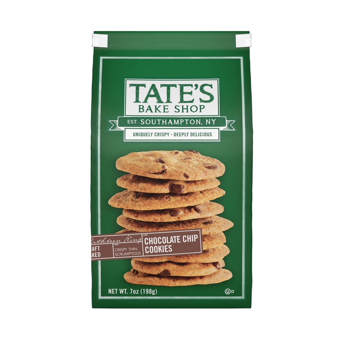 미국직구 Tate's Bake Shop 초콜릿 198g 2팩 / Tate's Bake Shop Chocolate Chip Cookies, 198g, 2 Pack Bundle 1