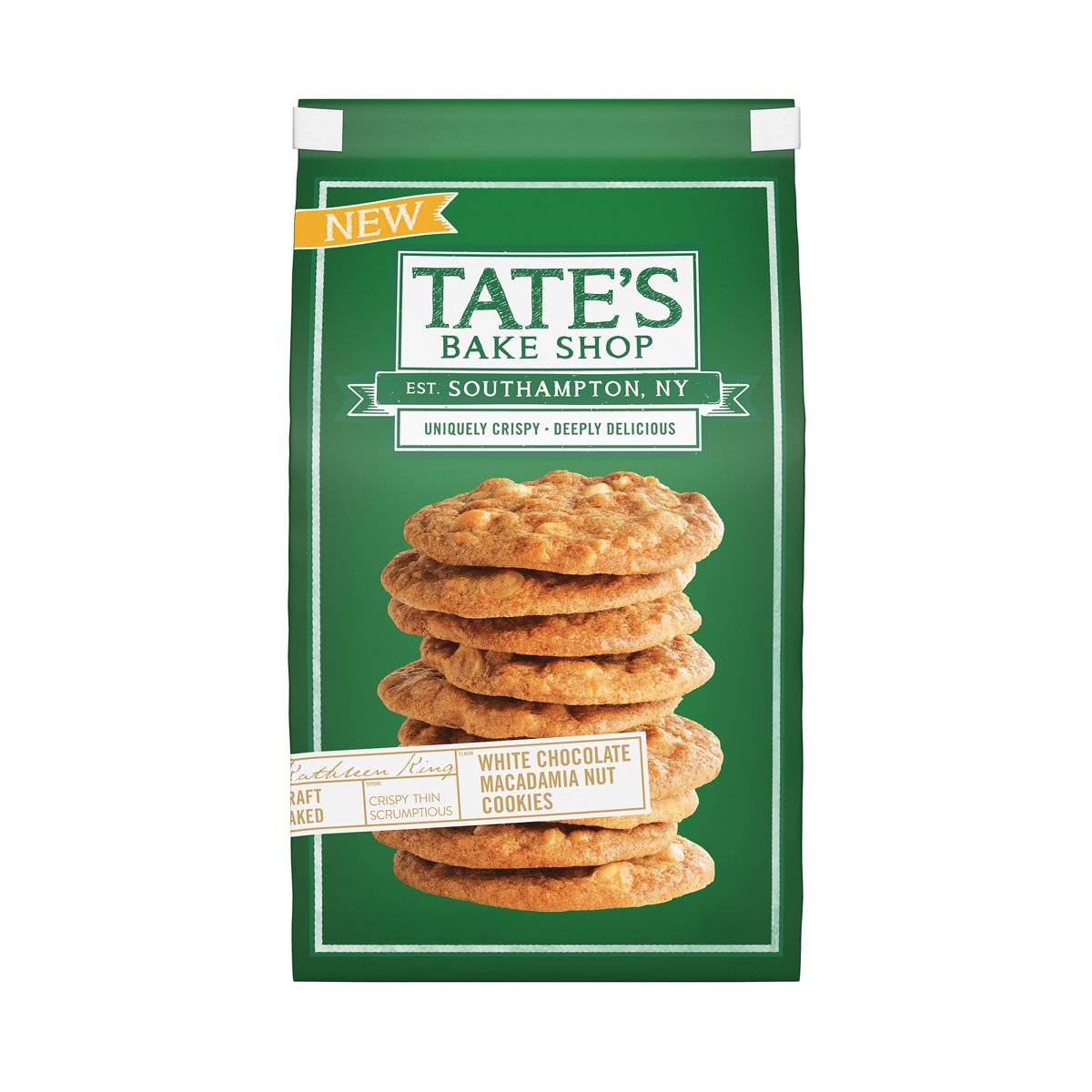미국직구 Tate's Bake Shop 초콜릿 198g / Tate's Bake Shop White Chocolate Macadamia Nut Cookies, 198g 1