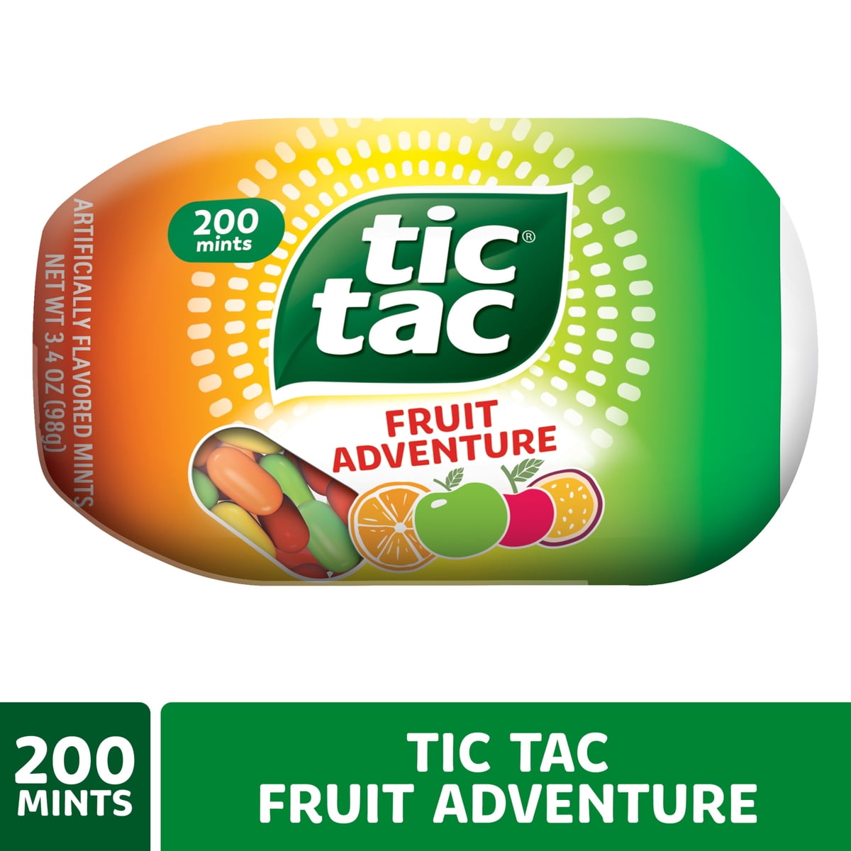 미국직구 Tic Tac Fruit 96g 2팩 / Tic Tac Fruit Adventure, On-the-Go Pocket-Sized Mints, 200 pieces, 96g 1
