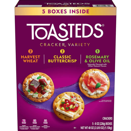 미국직구 Toasted 과자 1.1kg / Toasted Variety Pack Crackers, 1.1kg 1