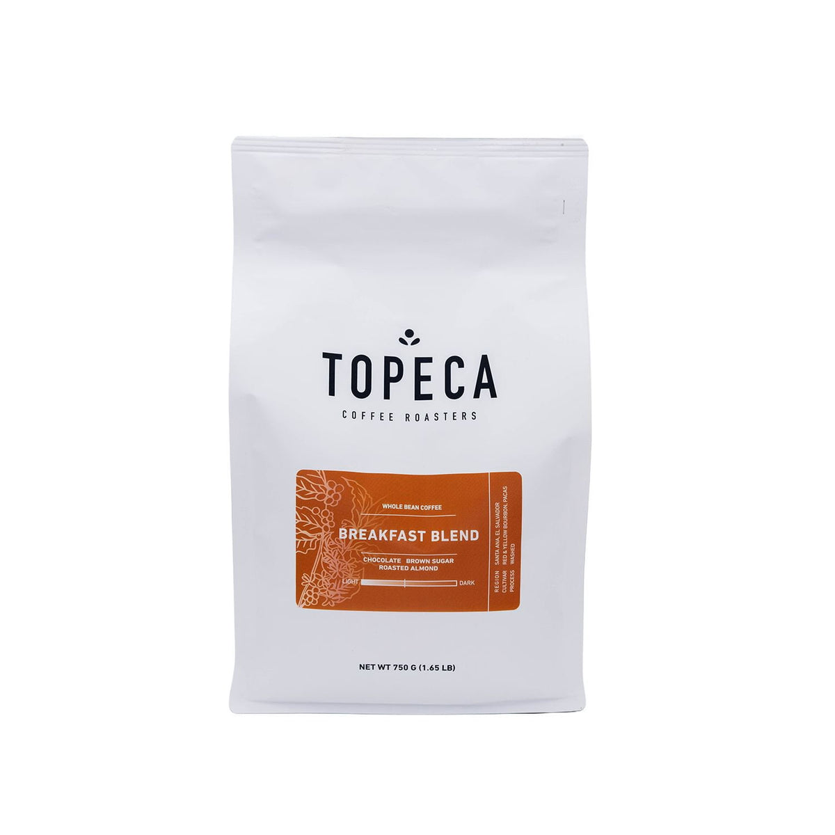 미국직구 Topeca 커피 750g / Topeca Coffee Medium Roast Whole Bean, Breakfast Blend, 750g 1
