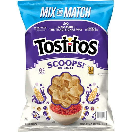 미국직구 Tostitos Scoops 457g / Tostitos Scoops! Original Tortilla Chips, 457g 1