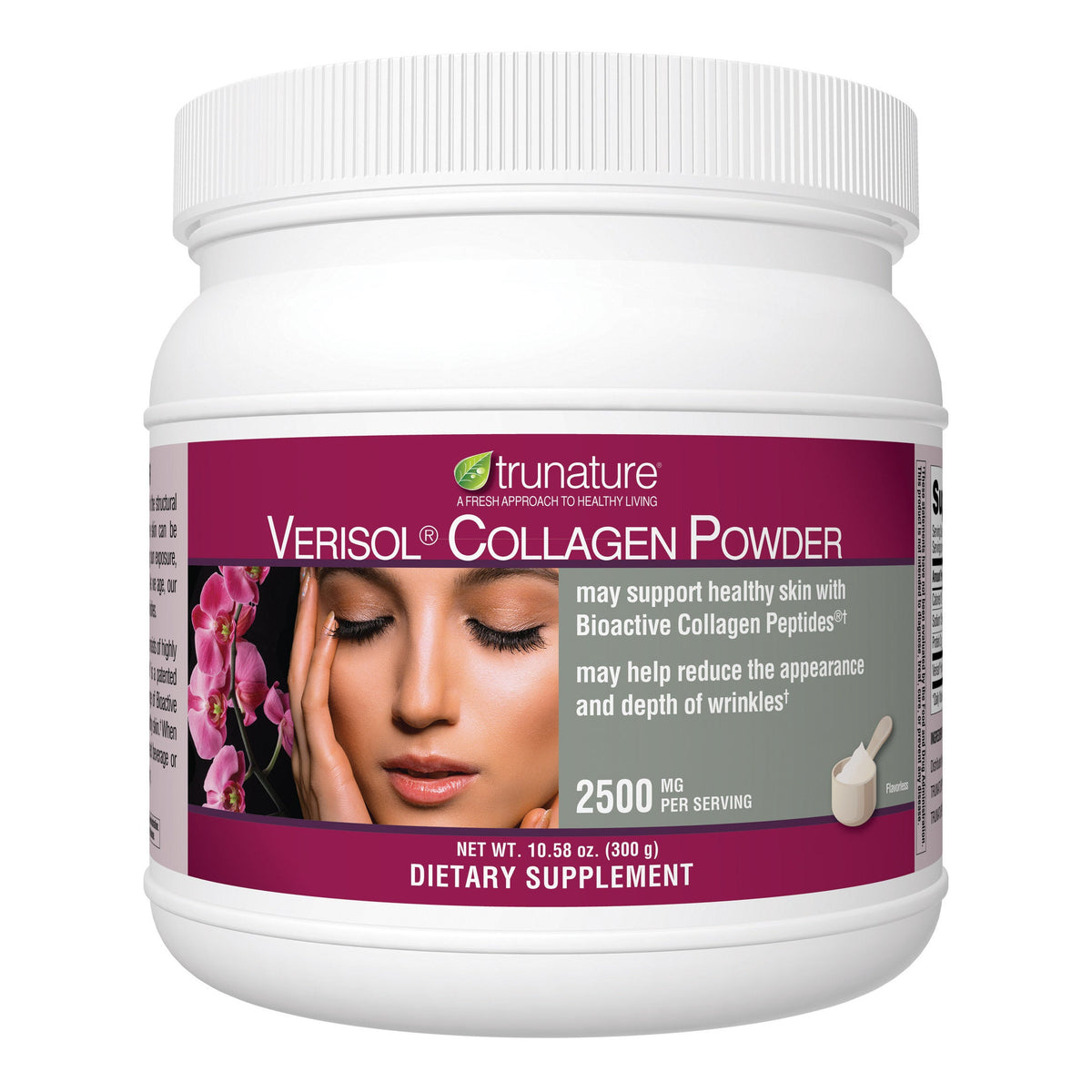 미국직구 trunature Verisol 콜라겐 / trunature Verisol Collagen Powder 2,500 mg., 10.58 Ounces 1