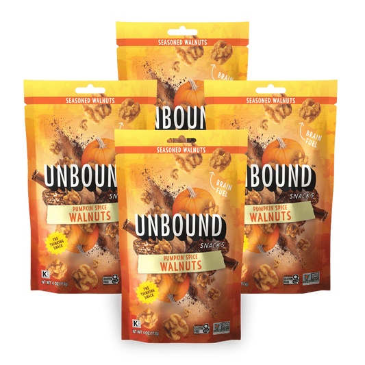 미국직구 Unbound Snacks Pumpkin 견과 113g 4팩 / Unbound Snacks Pumpkin Spice Walnuts, 113g (Pack of 4), Gou 1