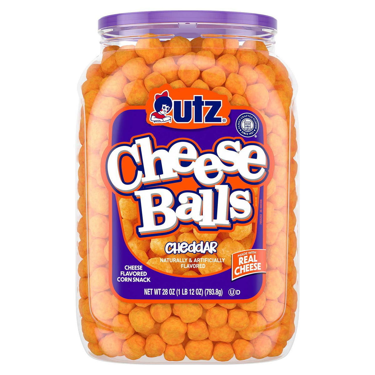 미국직구 Utz Cheeseball Barrel 794g / Utz Cheeseball Barrel, 794g 1