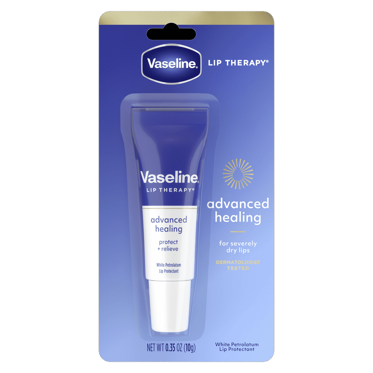 미국직구 Vaseline Lip Therapy 로션 10g / Vaseline Lip Therapy Lip Balm Tube For Healthier Looking Lips Adv 1