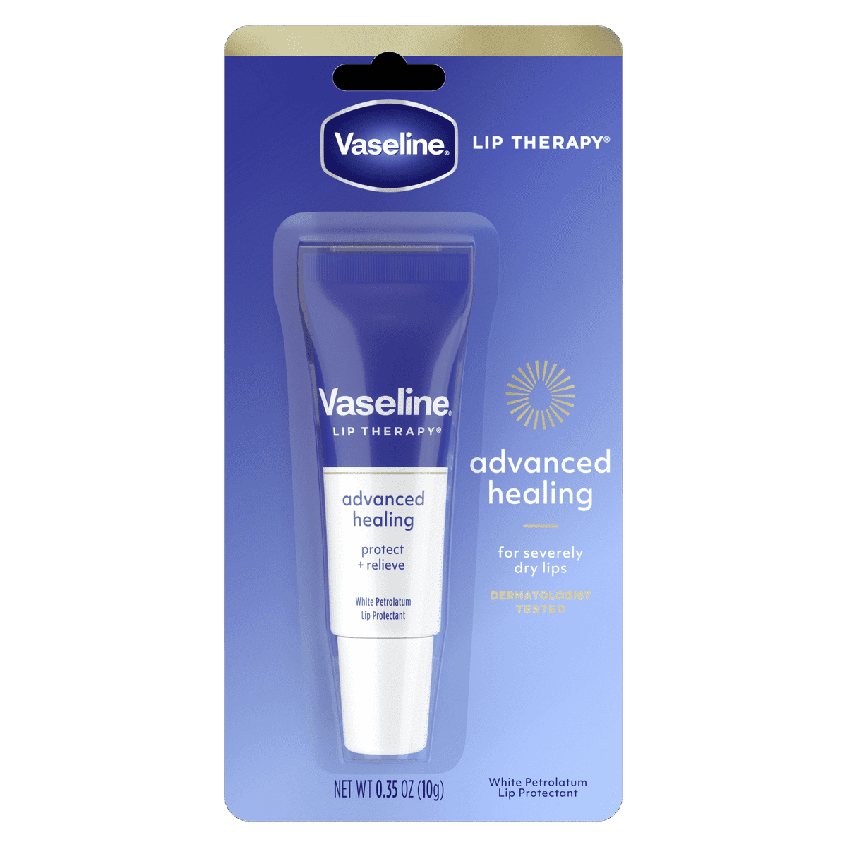 미국직구 Vaseline Lip Therapy 로션 10g 2팩 / Vaseline Lip Therapy Lip Balm Tube For Healthier Looking Lips  1
