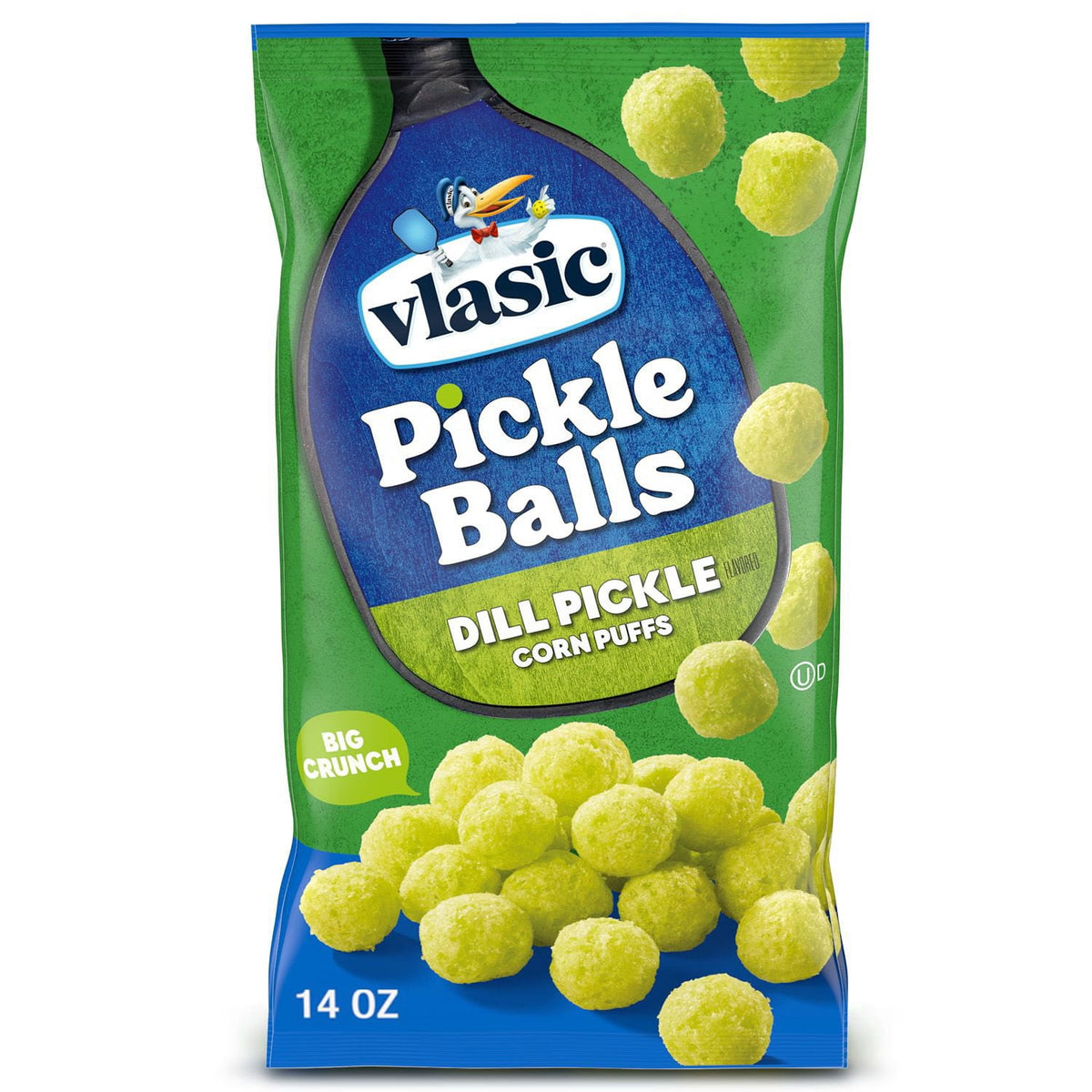 미국직구 Vlasic Pickle Balls 397g / Vlasic Pickle Balls Dill Pickle Flavored Corn Puffs, 397g 1