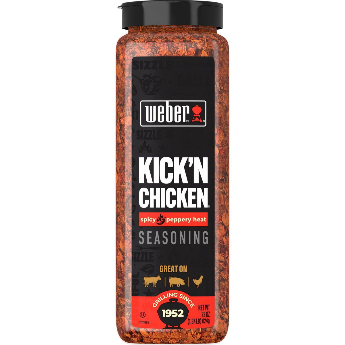 미국직구 Weber Kick'N Chicken 624g / Weber Kick'N Chicken Seasoning, 624g 1