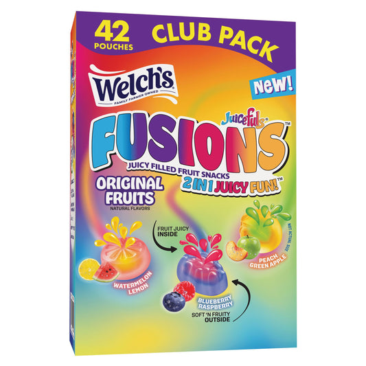 미국직구 Welch's Juicefuls Fusions 23g / Welch's Juicefuls Fusions Fruit Snacks, 23g, 42 pk. 1
