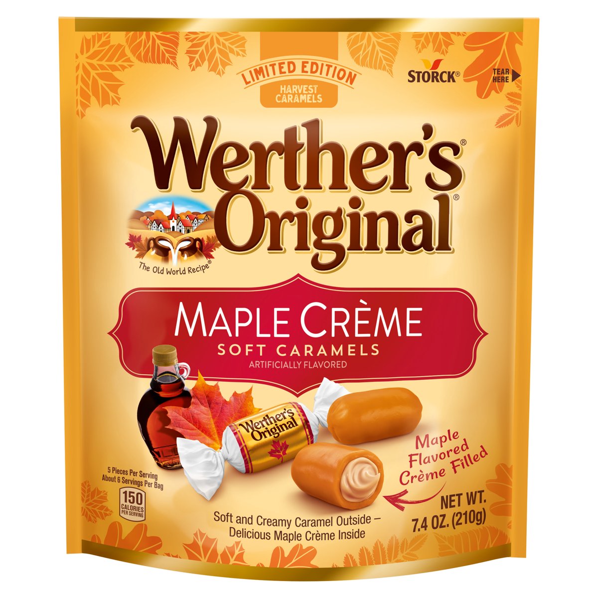미국직구 Werther's 210g 2팩 / Werther's Original Limited Edition Fall Harvest Maple Crème Soft Caram 1