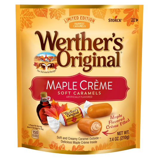 미국직구 Werther's 210g 2팩 / Werther's Original Limited Edition Fall Harvest Maple Crème Soft Caram 1