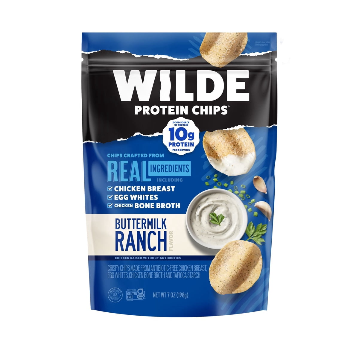미국직구 WILDE 198g / WILDE Protein Chips Ranch, 198g 1