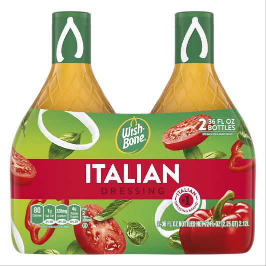 미국직구 Wish-Bone Italian Dressing 1.0kg / Wish-Bone Italian Dressing, 1.0kg, 2 pk. 1