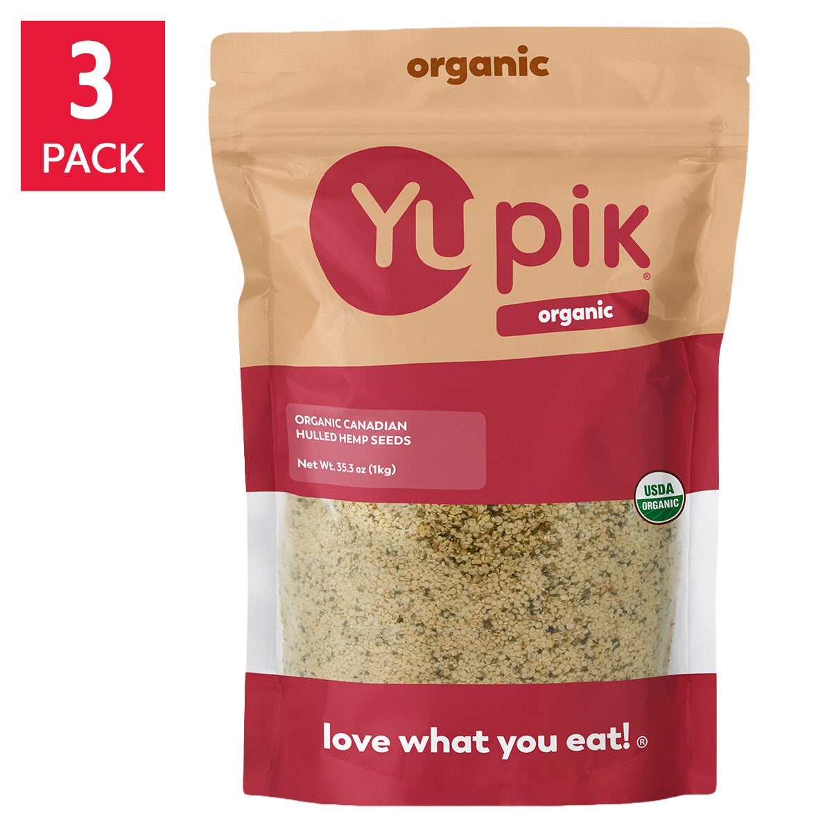 미국직구 Yupik 3팩 / Yupik Organic Hulled Hemp Hearts 2.2 lb 3-pack 1