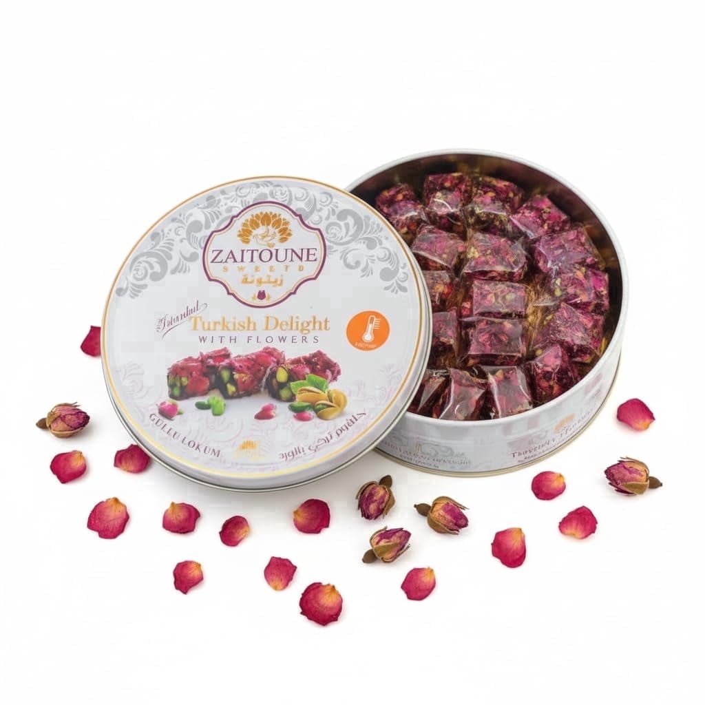 미국직구 Zaitoune Turkish Delight 250g / Zaitoune Turkish Delight Lokum Handmade Individually Wrapped Co 1