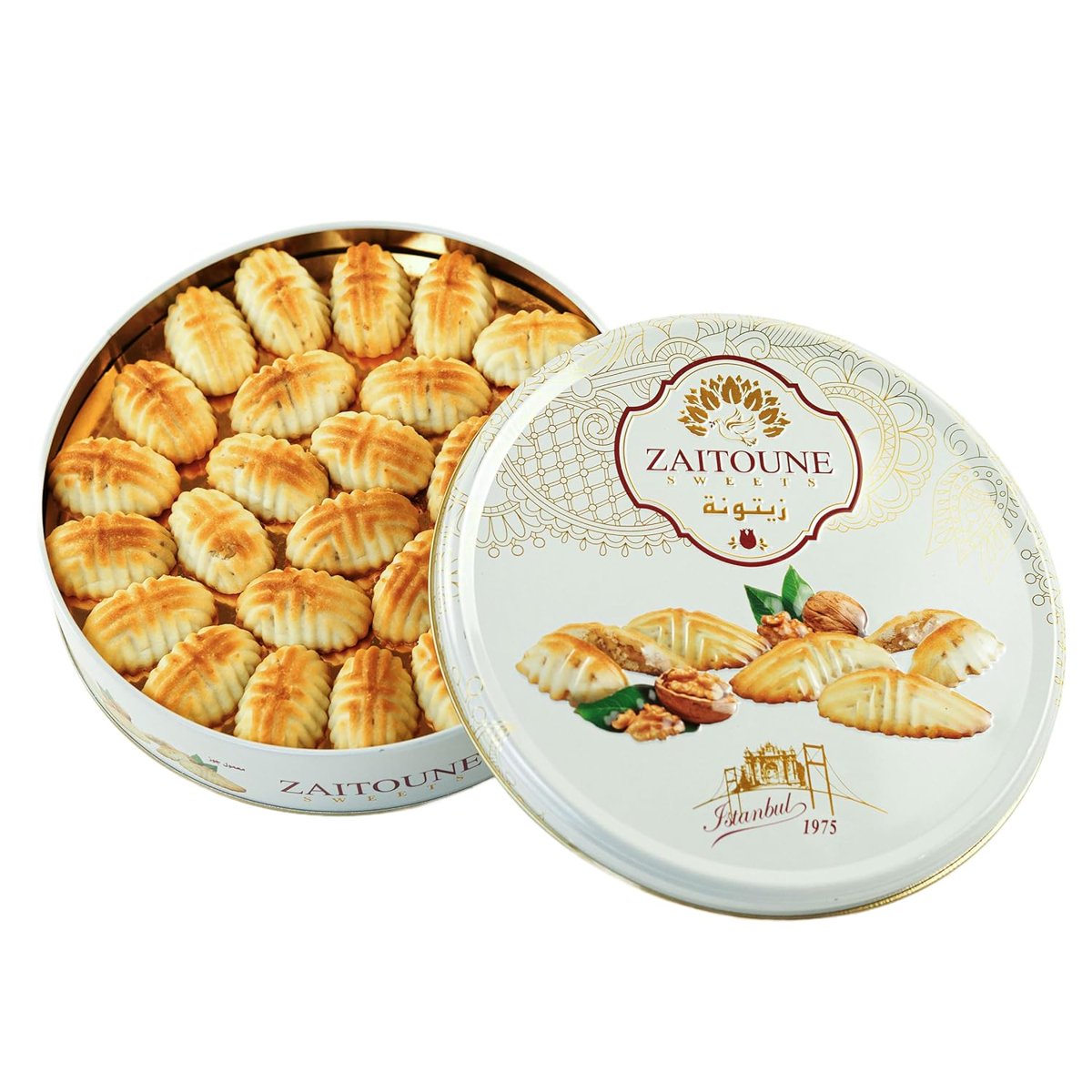 미국직구 Zaitoune Walnut Maamoul 견과 600g / Zaitoune Walnut Maamoul Cookies, 600g 1